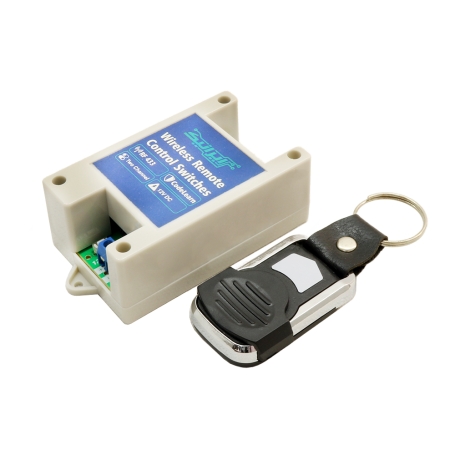 ریموت کنترلر دو کاناله صنعتی کد لرن قابدار 433MHZ رادیویی