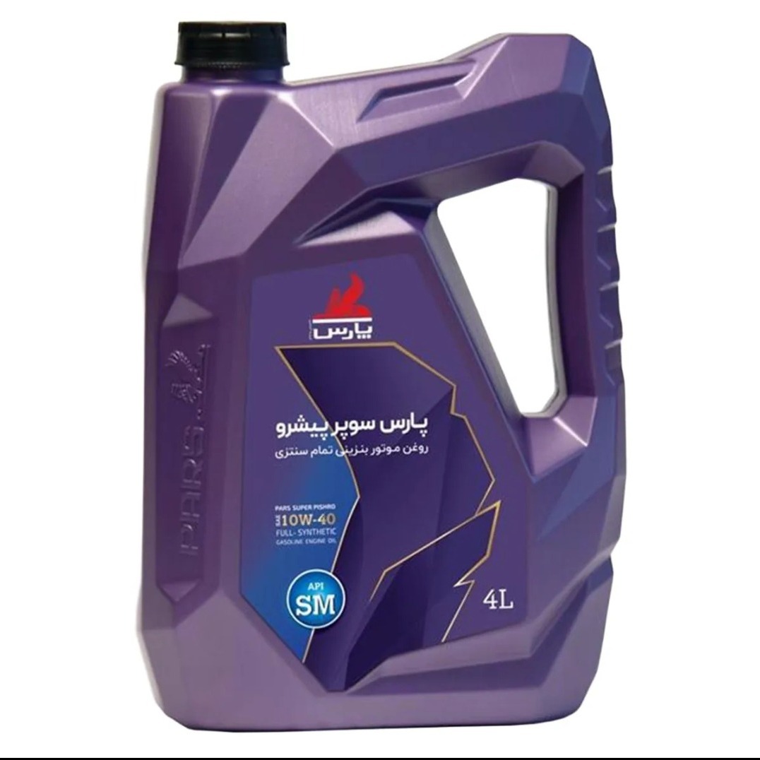 روغن موتور تمام سنتتیک بنزینی نفت پارس حجم 4 لیتر 