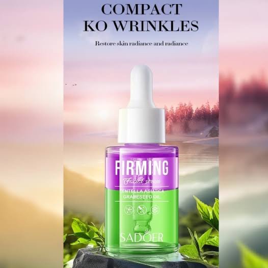 سرم فیرمینگ دوفاز سادور (Sadoer Firming Serum) حاوی سنتلا و روغن هسته انگور