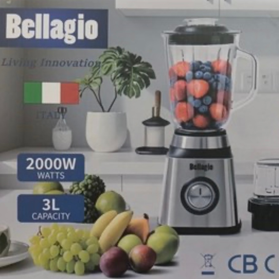 مخلوط کن و آسیاب برقی دو کاره بلاجیو Bellagio ایتالیا اصلی،مخلوط کن برقی،گرایندر،میکسر برقی،شیکر بزرگ،آسیاب برقی