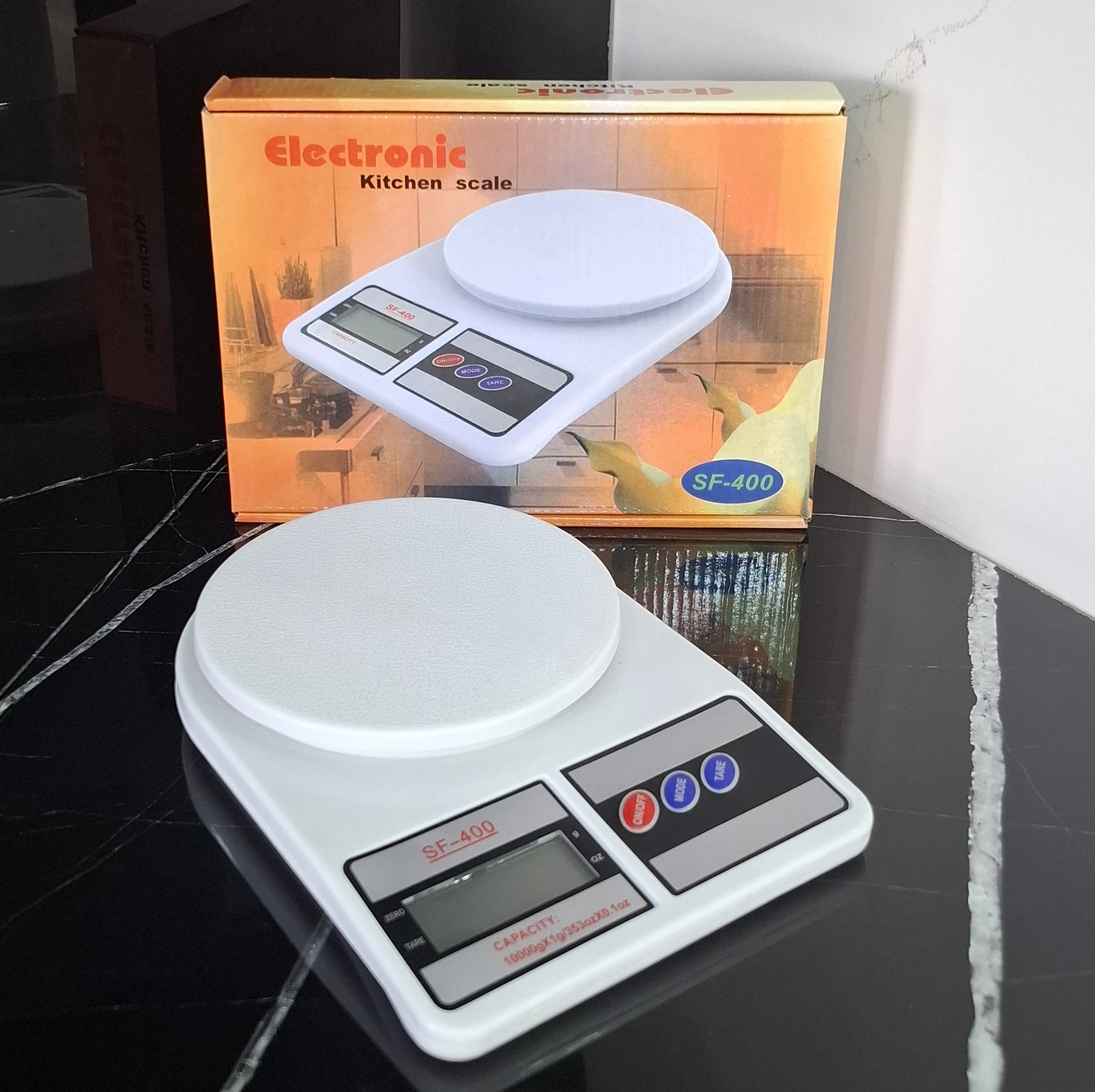 ترازوی آشپزخانه الکترونیک مدل SF-400 ظرفیت 10 کیلوگرم