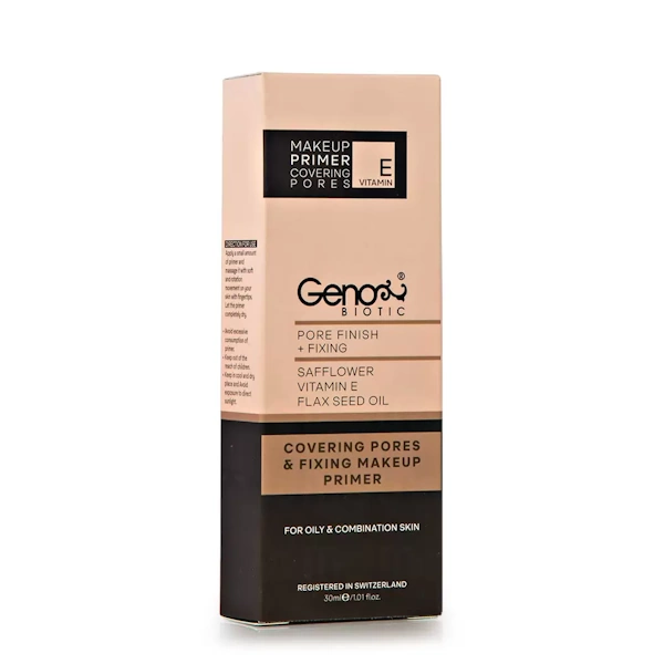 پرایمر صورت ژنوبایوتیک پوست چرب و مختلط Covering Pores حجم 30 میل