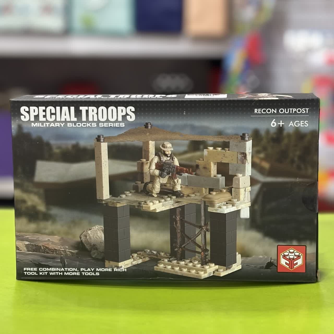 ساختنی لگو جنگی مدل سنگر و دیدهبانی نظامی Special Troops