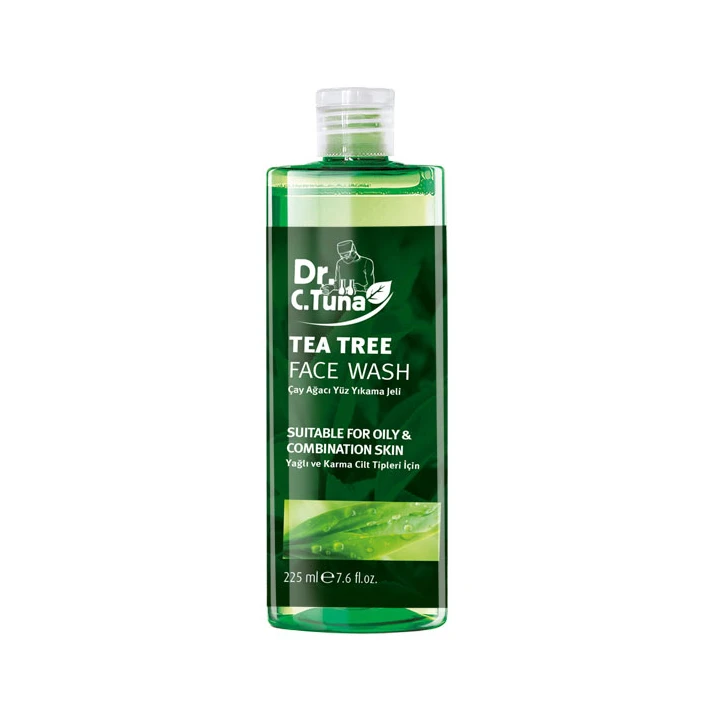 ژل شستشو صورت دکتر. جی تونا مدل Tea Tree فارماسی Farmasi حجم 225 میلیلیتر