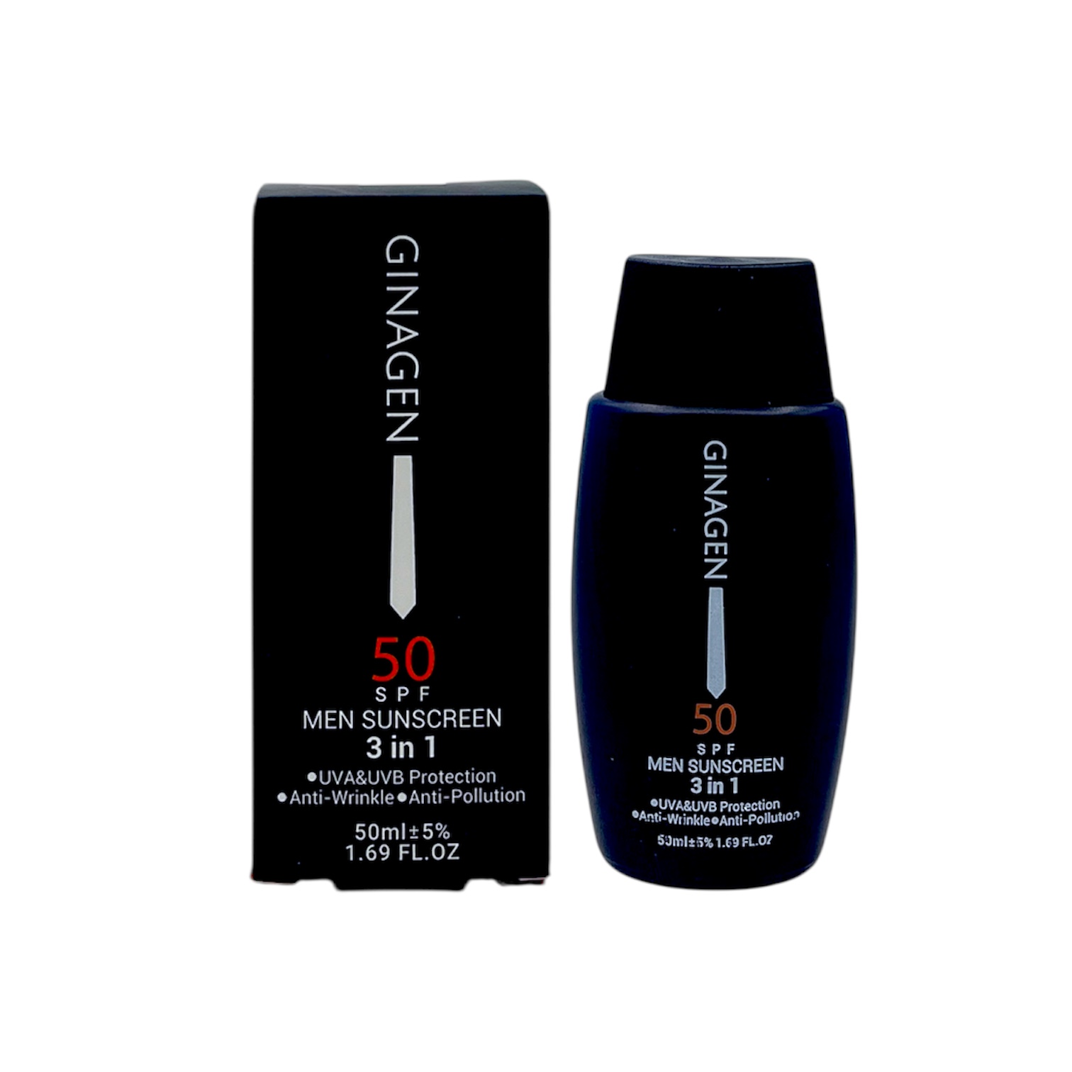 ضدآفتاب بی رنگ مناسب آقایان ژیناژن 50ml