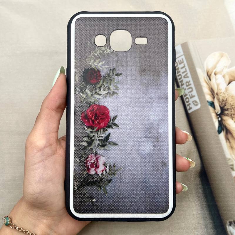 قاب گوشی Galaxy J7 2015 (J700) سامسونگ Fancy Art دور سیلیکونی Slim طرح فانتزی کد 841931
