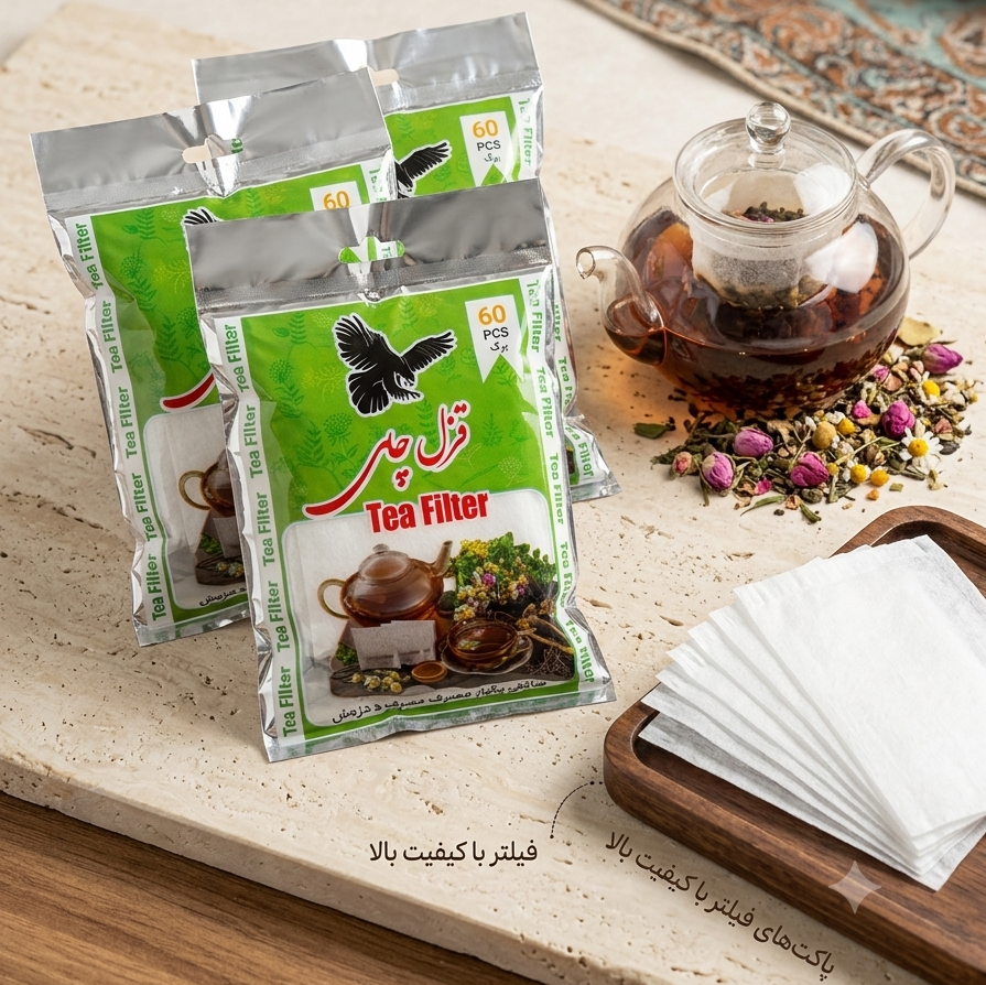 کیسه چای و دمنوش/تی بگ/فیلتر/صافی