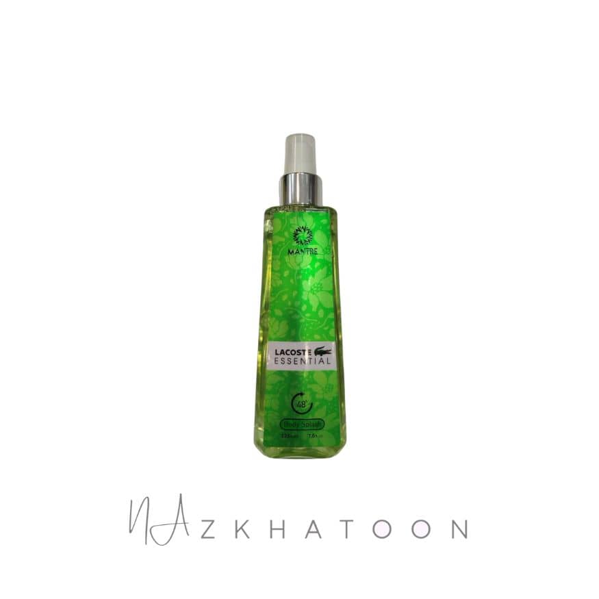 بادی اسپلش مردانه مانتره رایحه لاگوست اسنشیال | MANTRE Body Splash Lacoste Essential