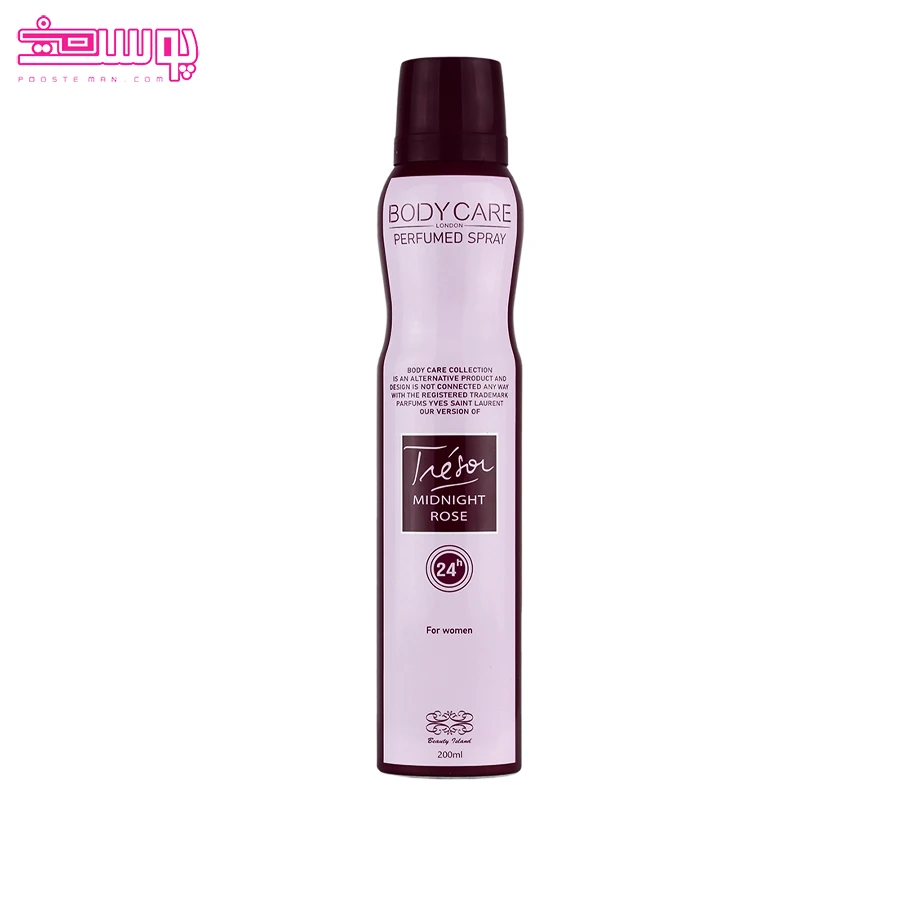 اسپری بدن میدنایت رز بادی کر حجم 200ml