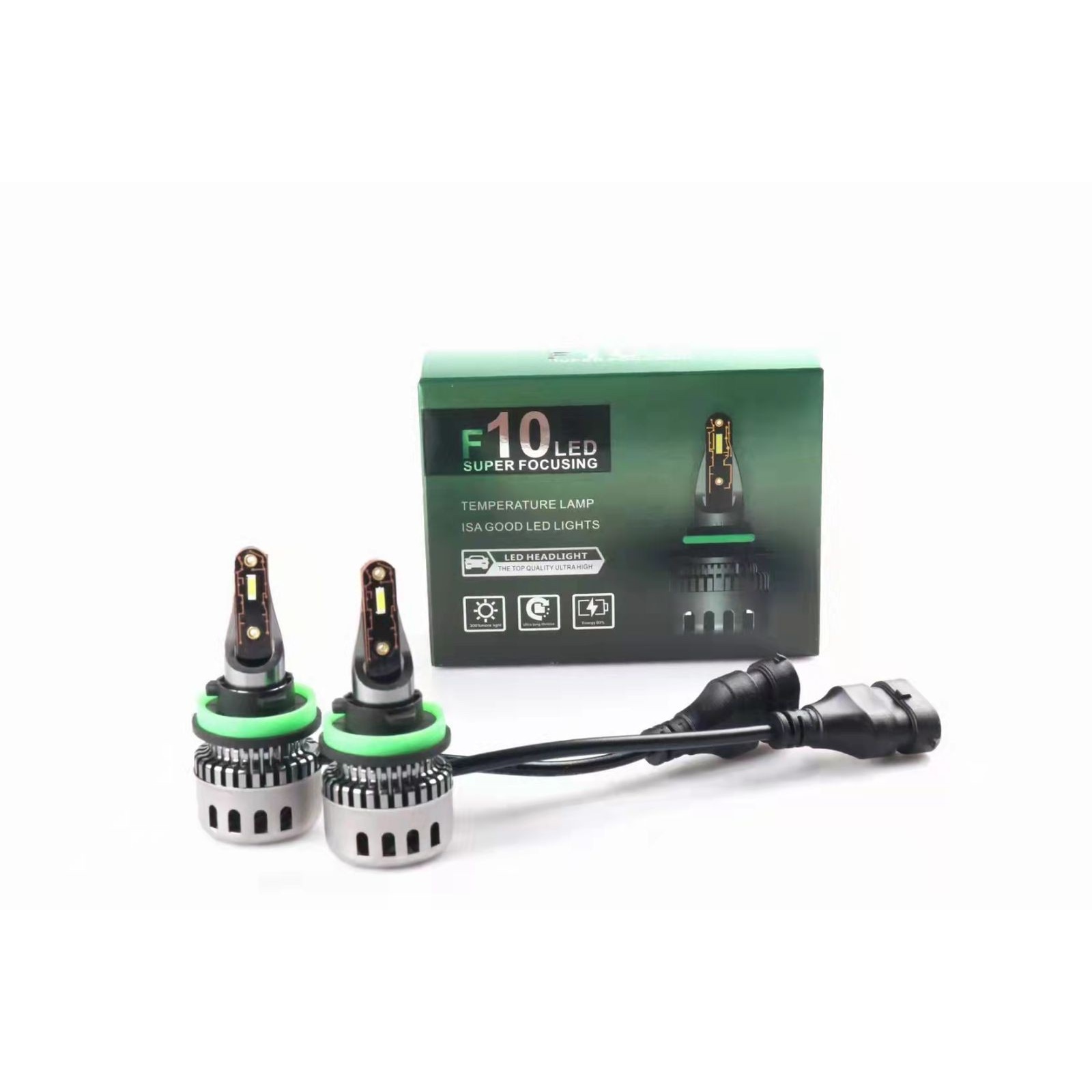 هدلایت خودرو مانسا مدل MANS-H1-01F، پایه H1، رنگ سفید، با 6 ماه گارانتی