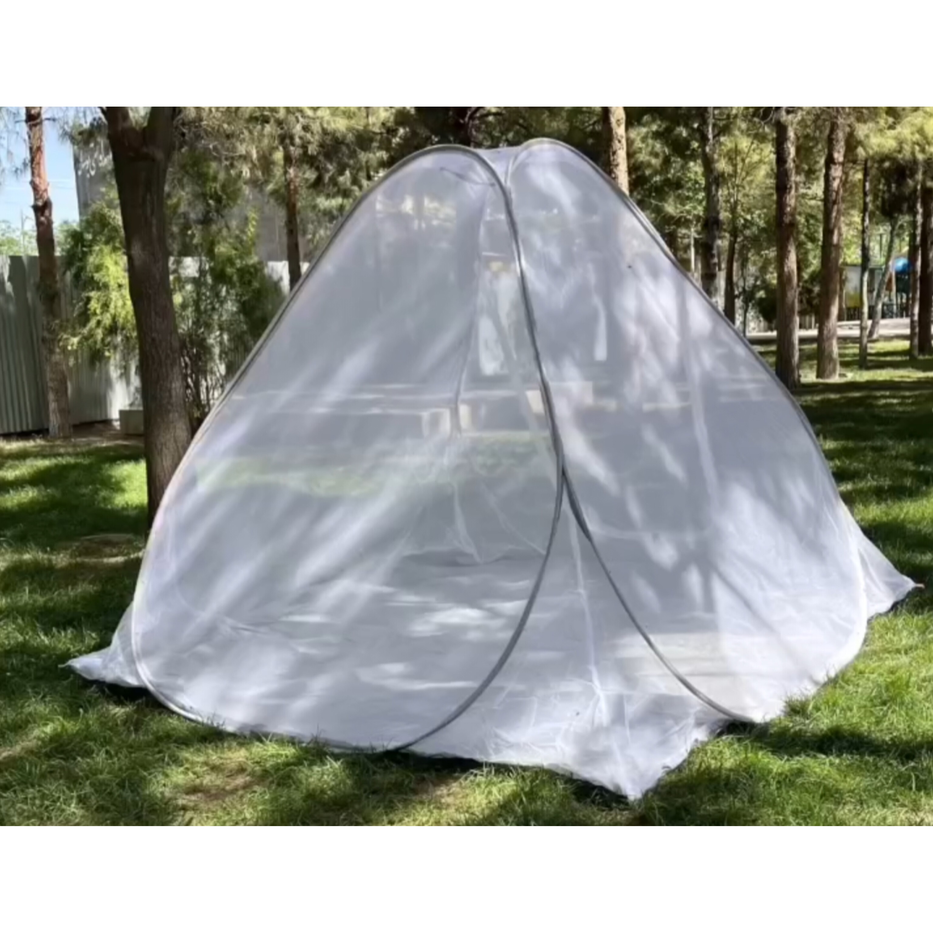 پشه بند 8 نفره آپکس مدل چادری کف ضخیم سایز با توری حریر مقاوم