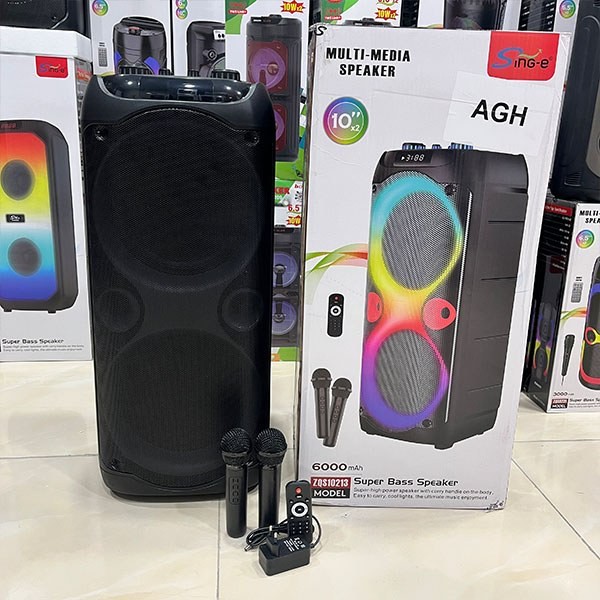 اسپیکر بلوتوث قابل حمل چمدونی زد کیو اس zqs-10213