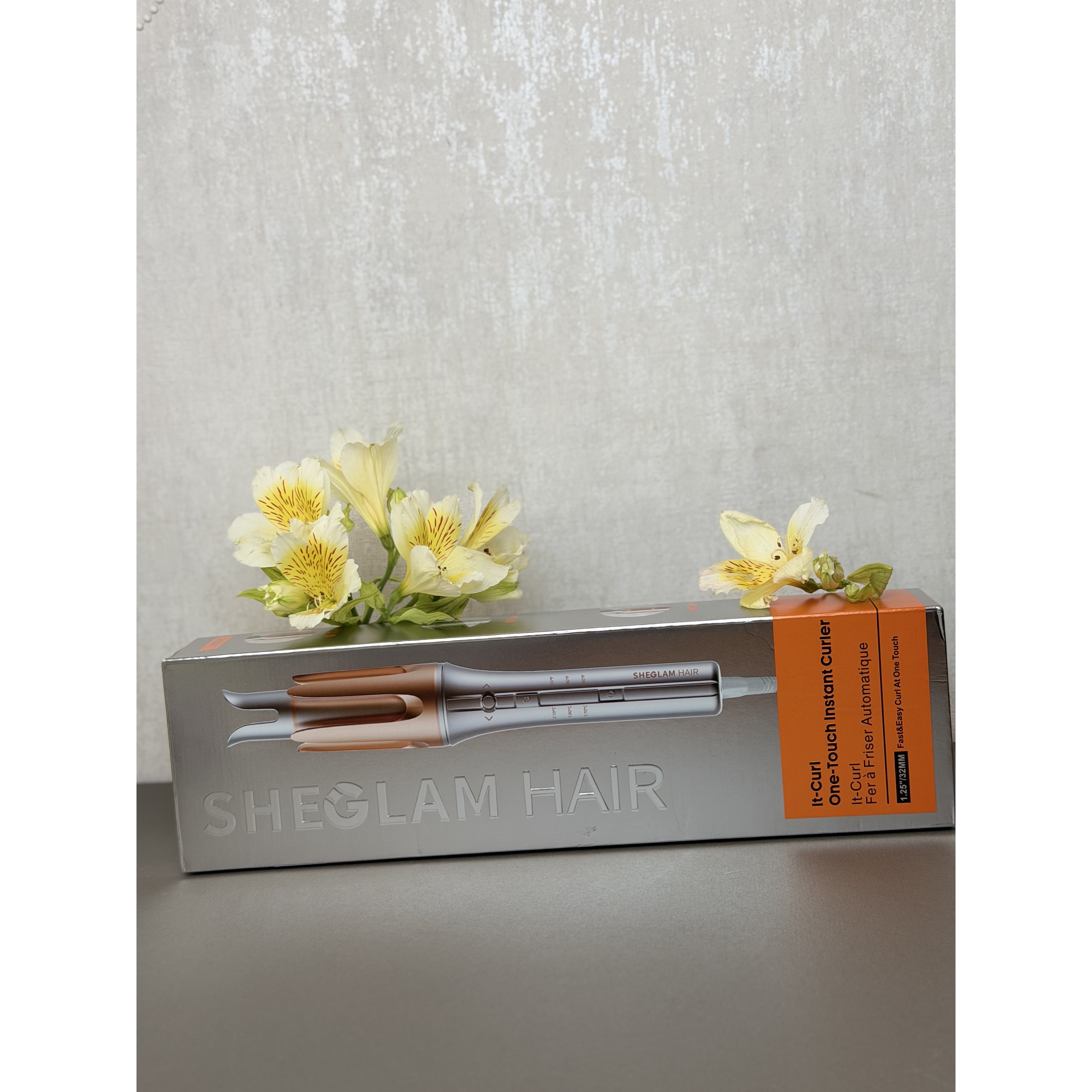 فر مو شیگلم اورجینال سایز 25 32 فر سریع و سالنی مو در خانه فر کننده مو One Touch اصل