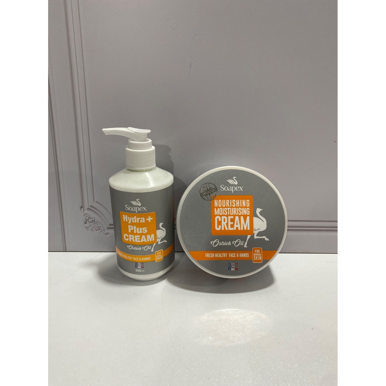 ست کرم آبرسان و مرطوب کننده روغن شتر مرغ سوپکس