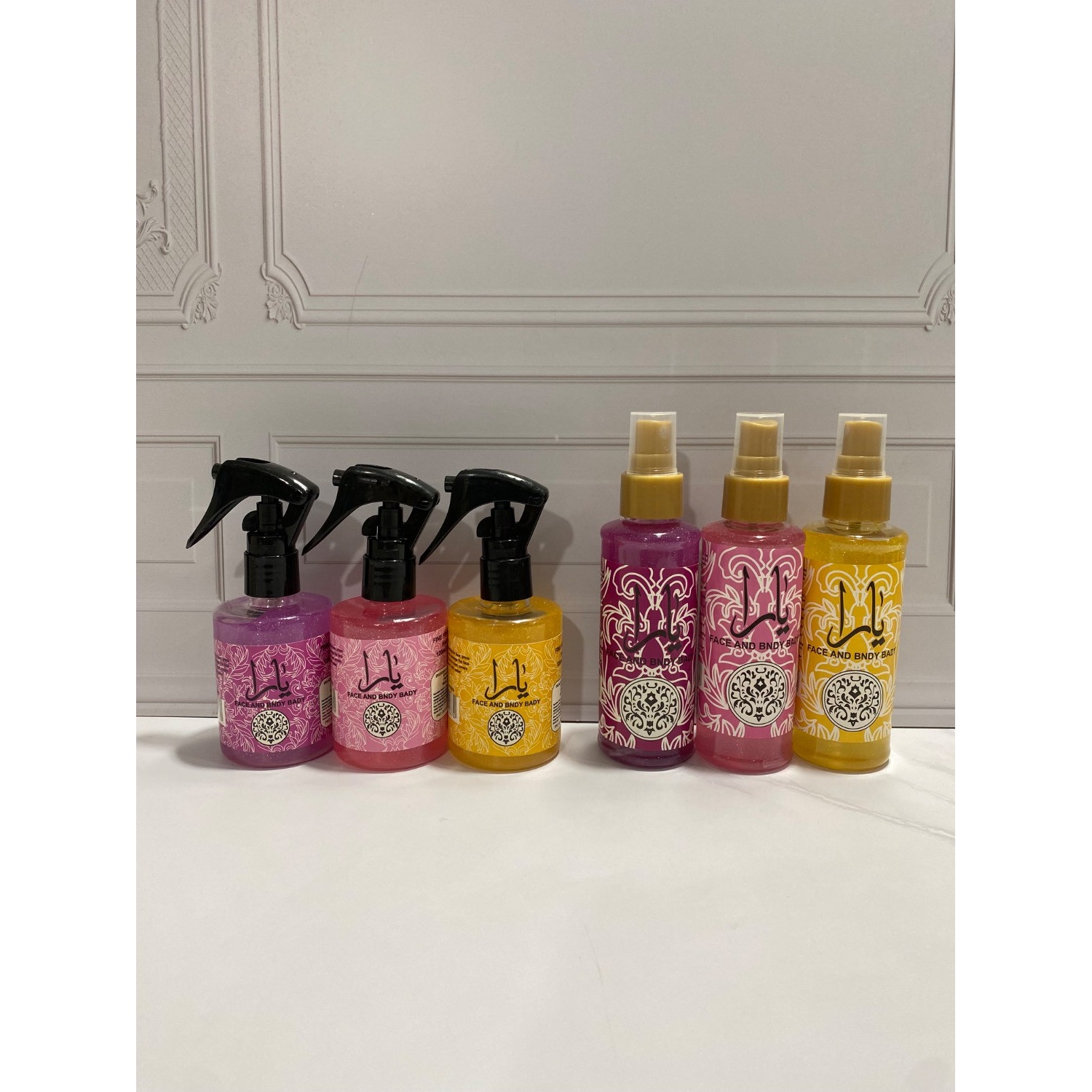 پک 6 عددی عطر مو و بادی اسپلش یارا