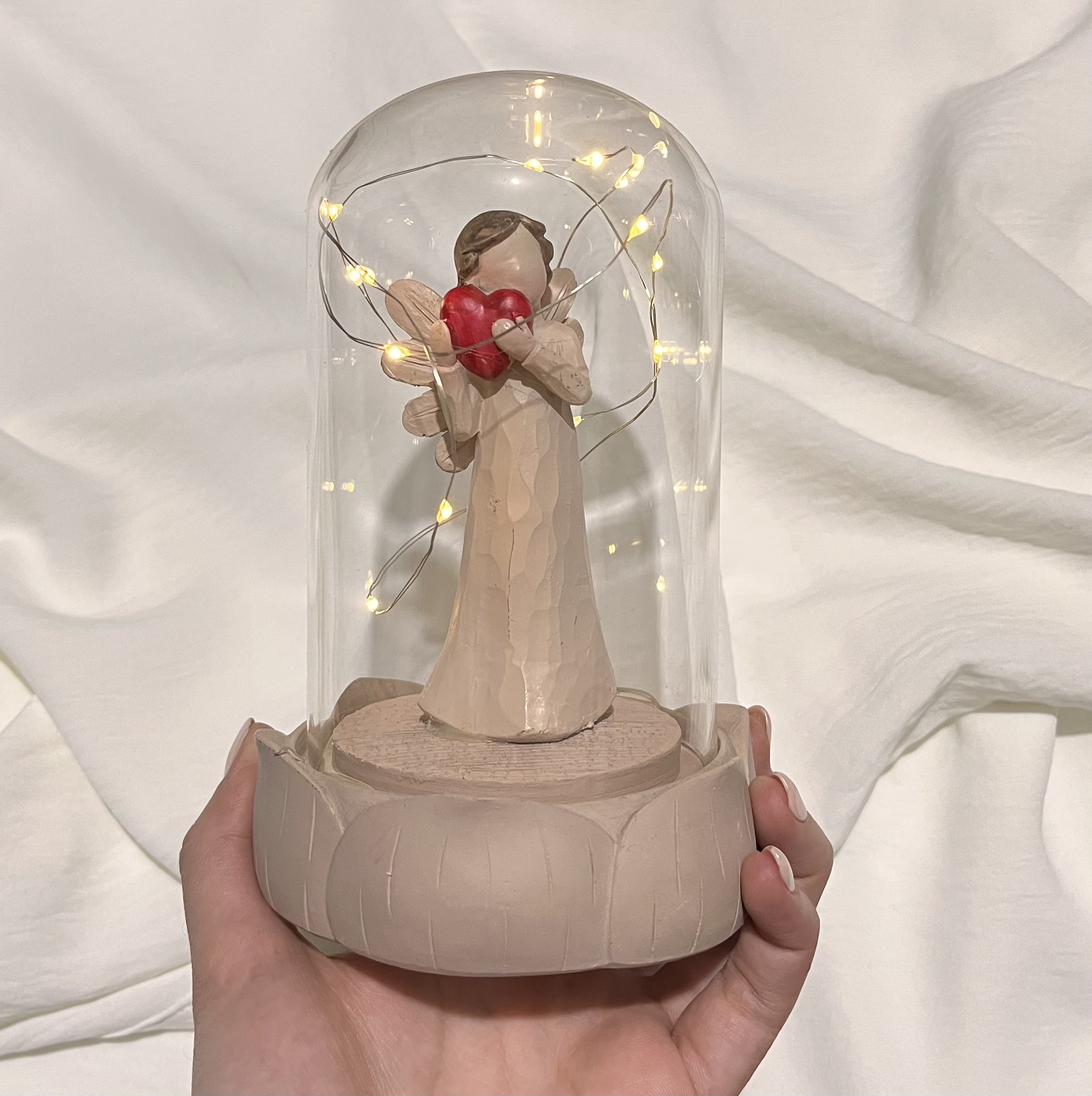 گوی فرشته چراغ دار سایز بزرگ