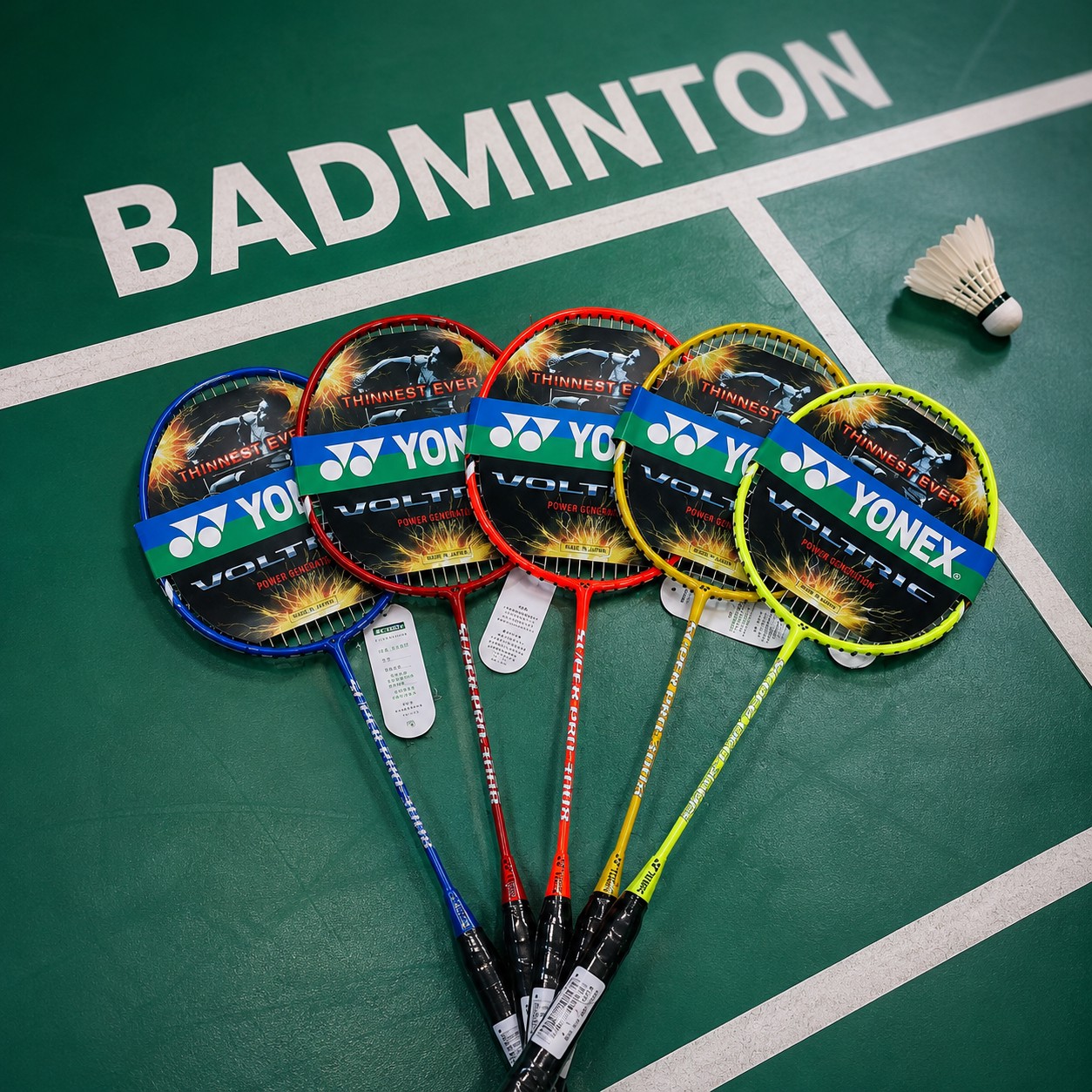 راکت بدمینتون یونکس جفتی کربن دار YONEX هدیه