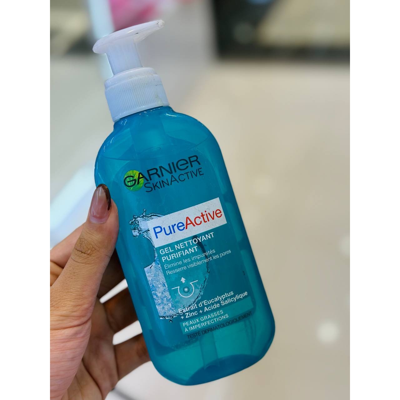 ژل شستشوی صورت گارنیر پوست چرب و مختلط مدل Czysta Skora (pure active)