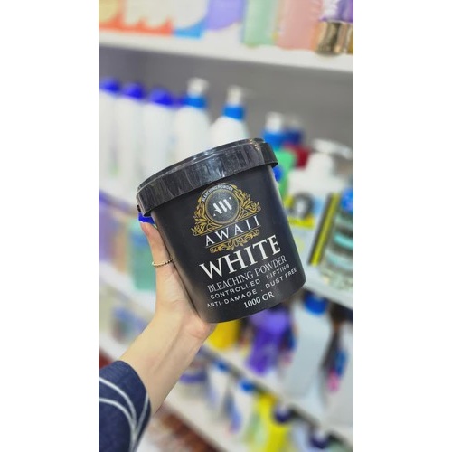 پودر دکلره داست فری آوایی مدل Blue و White وزن 1000 گرم اسم محصول