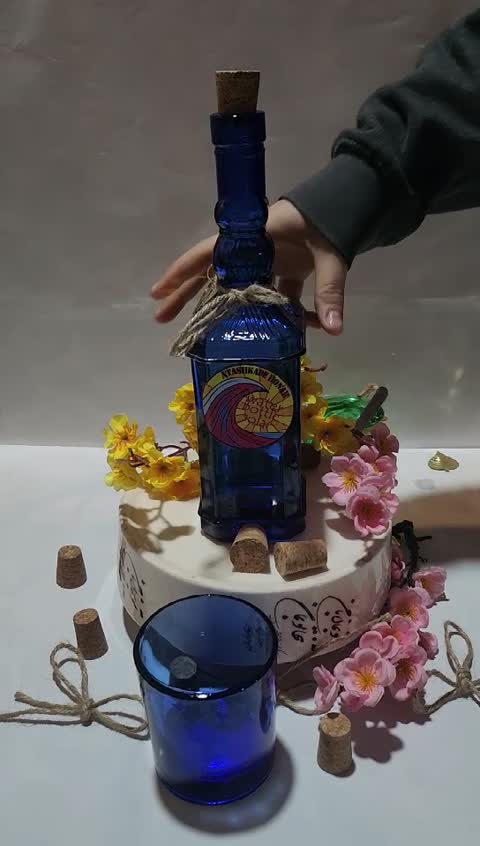 بطری آبی ایفل خورشیدی نیم لیتری (پس کرایه)