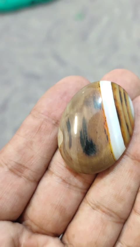 سنگ عقیق سلیمانی کلکسیونی کد8