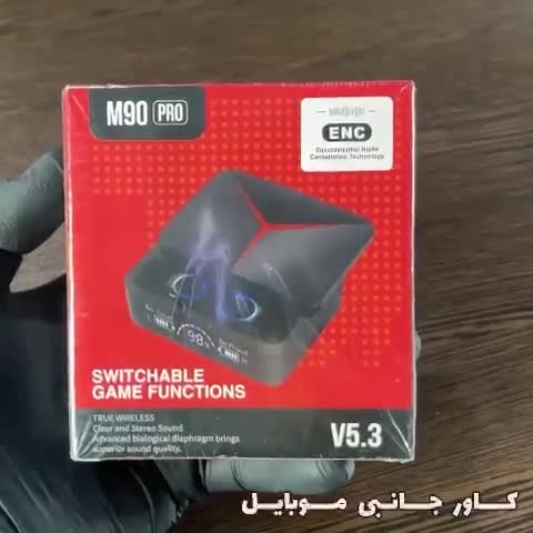 هندزفری بلوتوث m90 pro ایرپاد M90 Pro هندزفری بی سیم ام90 پرو باتری بزرگ ورژن جدید 5.3 ارسال سریع