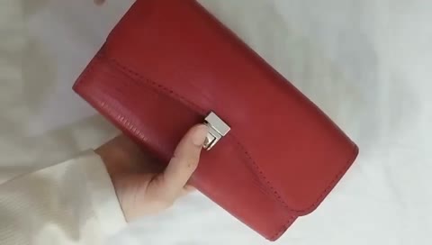 کیف پول و دستی زنانه چرم طبیعی دست دوز آوین