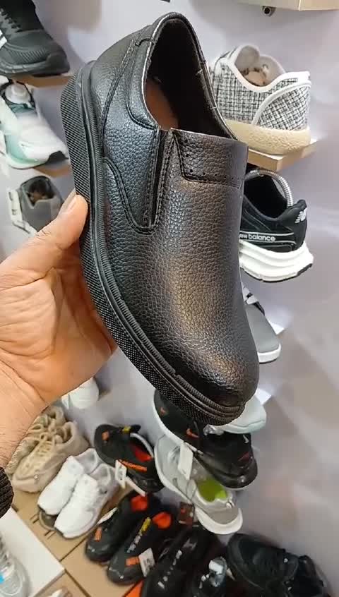 کفش چرم اداری وطبی با زیره pu تزریق سبک وراحت