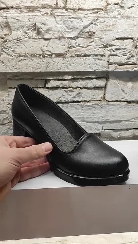 کفش پاشنه پنج سانت طبی باکفی بسیار نرم راحت 