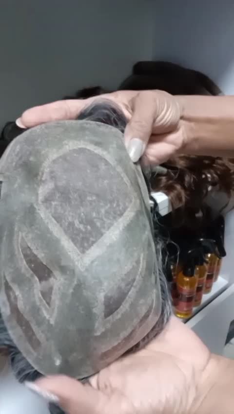پروتز موی مردانه مدل هشت تیکه