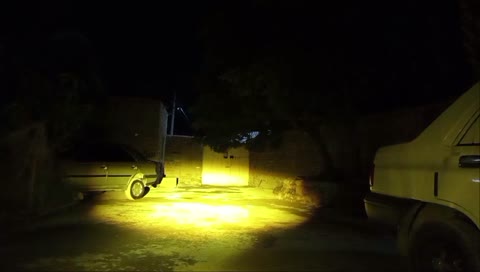 پرژکتور 2 لنز مدل 4 حالته فلاشردار WOYE (نقابدار)