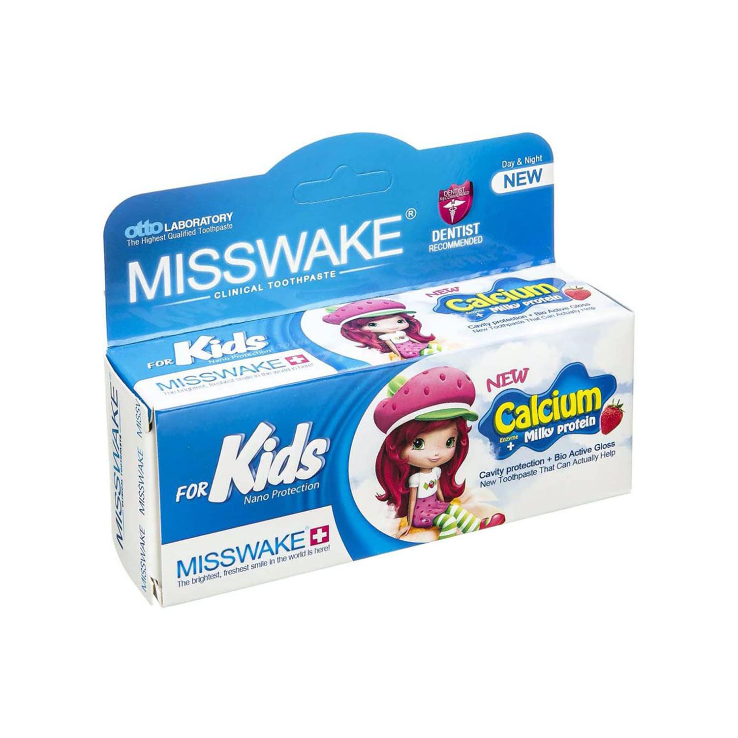 خمیر دندان ژله ای کودک با طعم توت فرنگی میسویکMisswake Strawberry Toothpaste For Kids