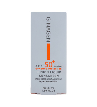 کرم ضد آفتاب بی رنگ پوست خشک و نرمال ژیناژنInvisible Sunscreen For Dry To Normal Skin