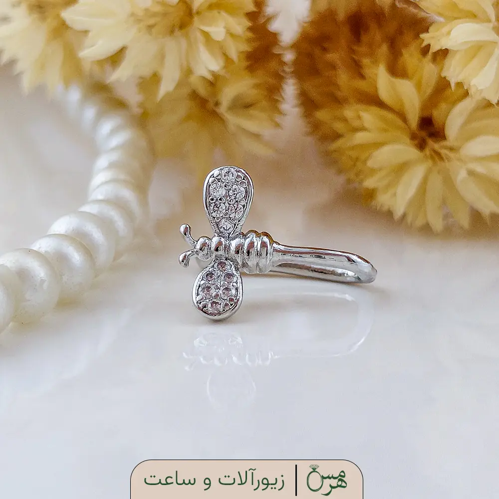 پیرسینگ فیک بینی استیل مدل زنبور