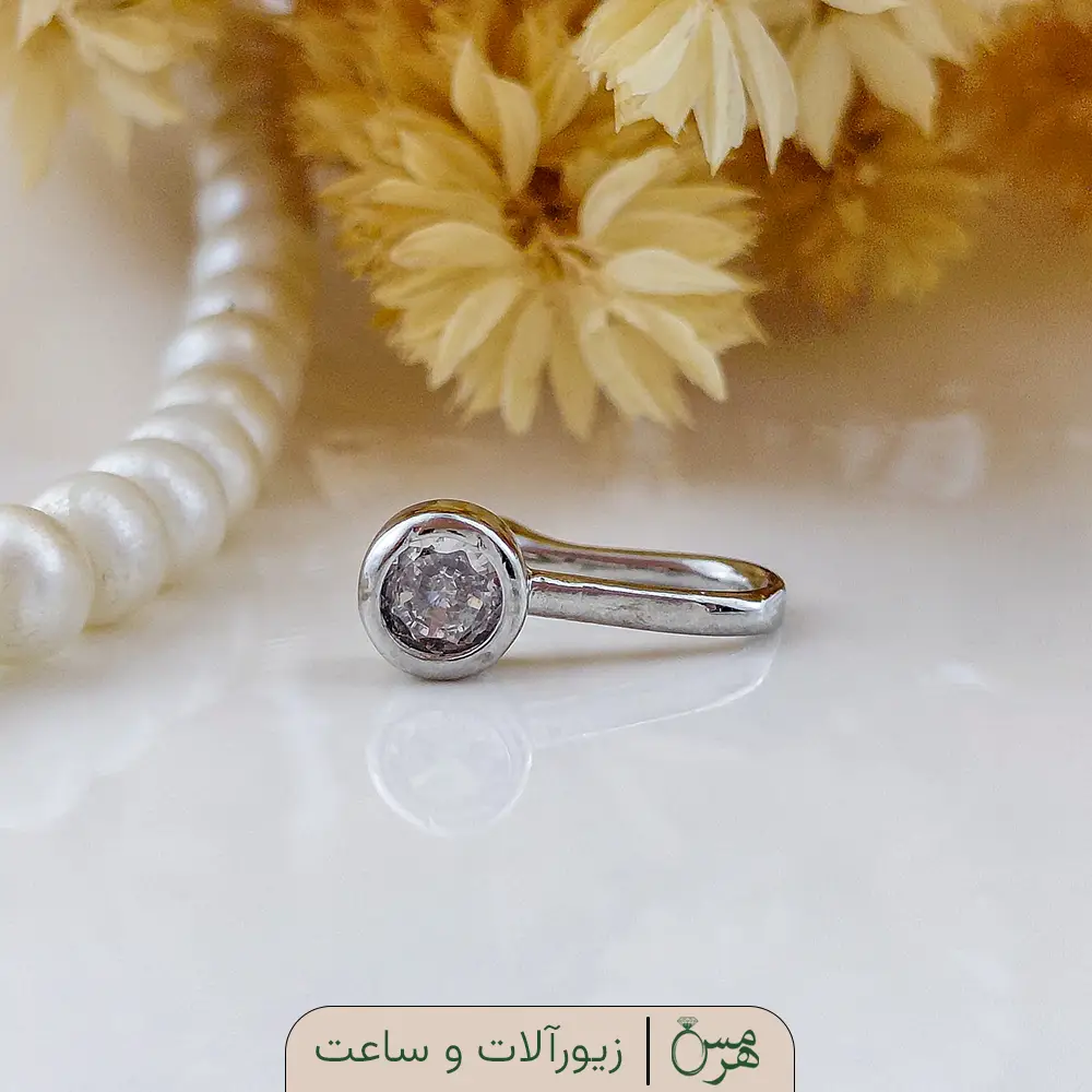پیرسینگ فیک بینی استیل مدل نگین