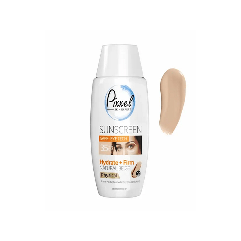 کرم ضد آفتاب دور چشم پیکسل رنگ بژ طبیعی SPF 35 با حجم 50 میل