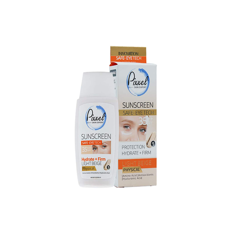 کرم ضد آفتاب دور چشم پیکسل بژ روشن SPF35 با حجم 50 میلی لیتر