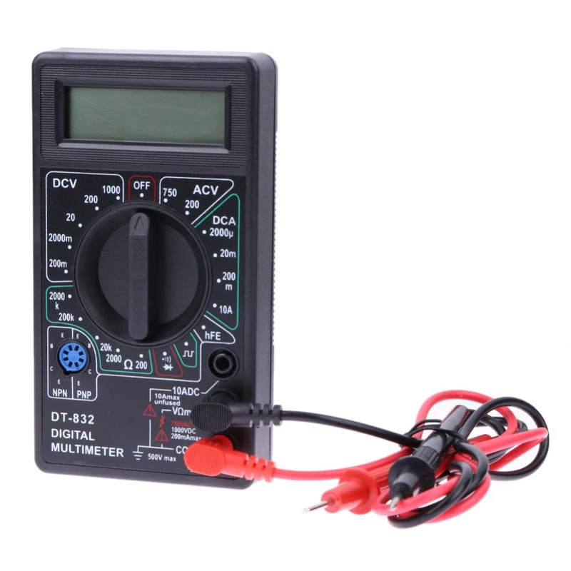 مولتی متر دیجیتالی DT-830 (مشکی)