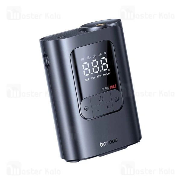 پمپ باد شارژی خودرو بیسوس مدل GoTrip VA1 توان 82 وات با چراغ قوه LED ایلیاگجت