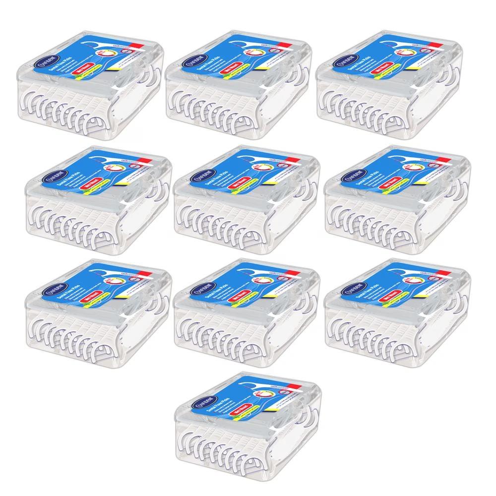 نخ دندان کانفیدنت مدل Floss-10 ده بسته 30 عددی