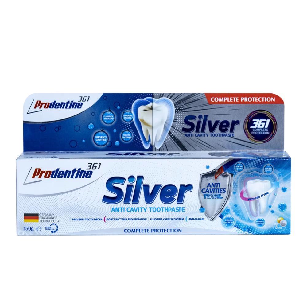 خمیر دندان پرودنتین مدل Silver وزن 150 گرم