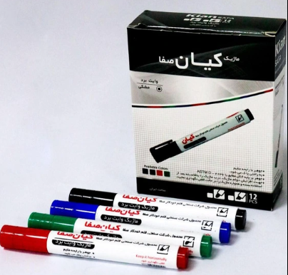 ماژیک وایت برد 12عددی کیان
