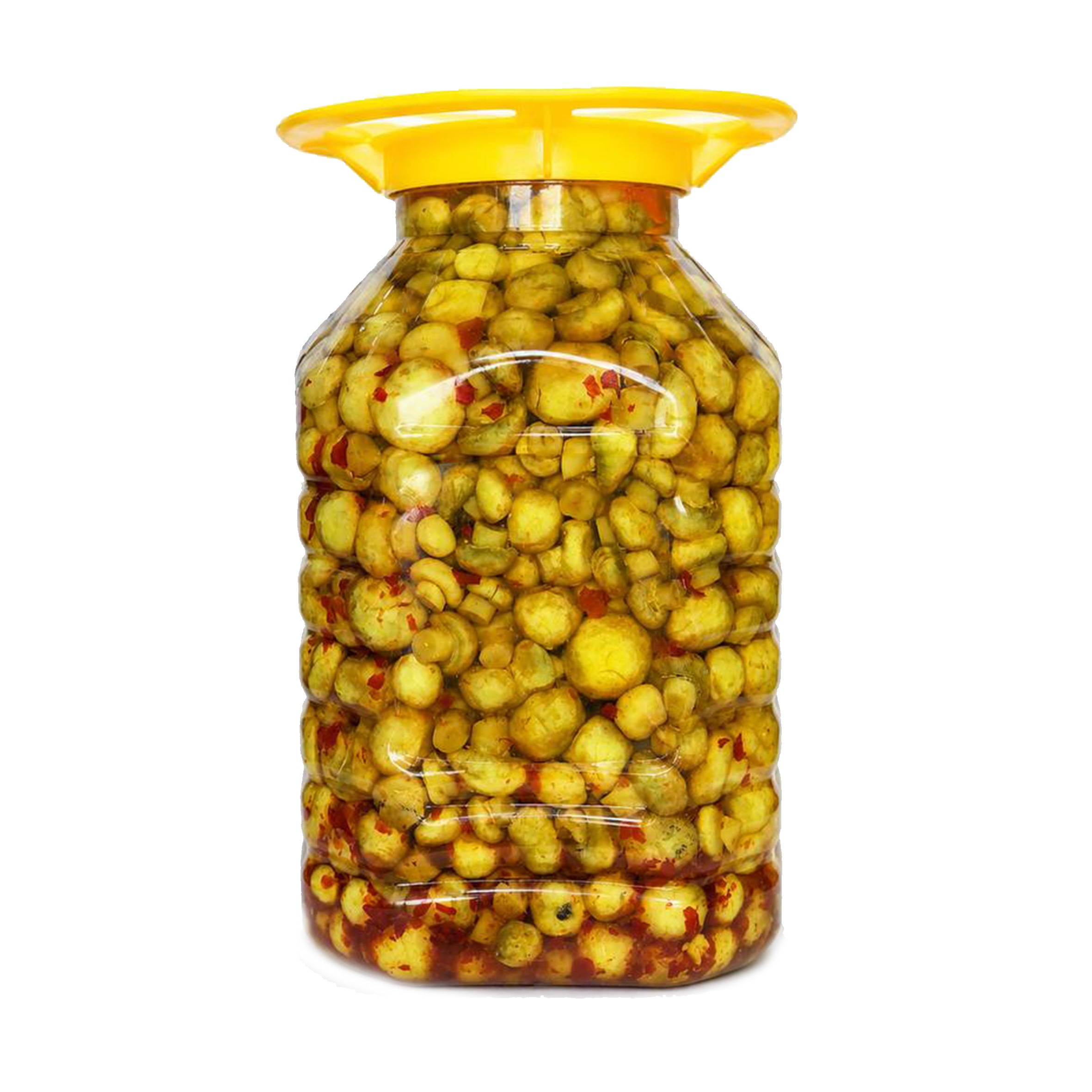 ترشی قارچ با سس فلفل چیلی عمده دبه 10 کیلویی