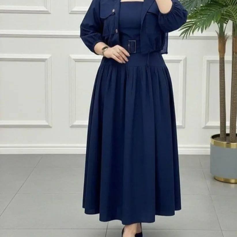 کت سارافون زنانه بلوط جنس لینن