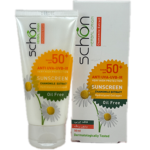 کرم ضدآفتاب شون SPF50 بیرنگ فاقد چربی – ماتکننده و مناسب پوستهای چرب و مختلط