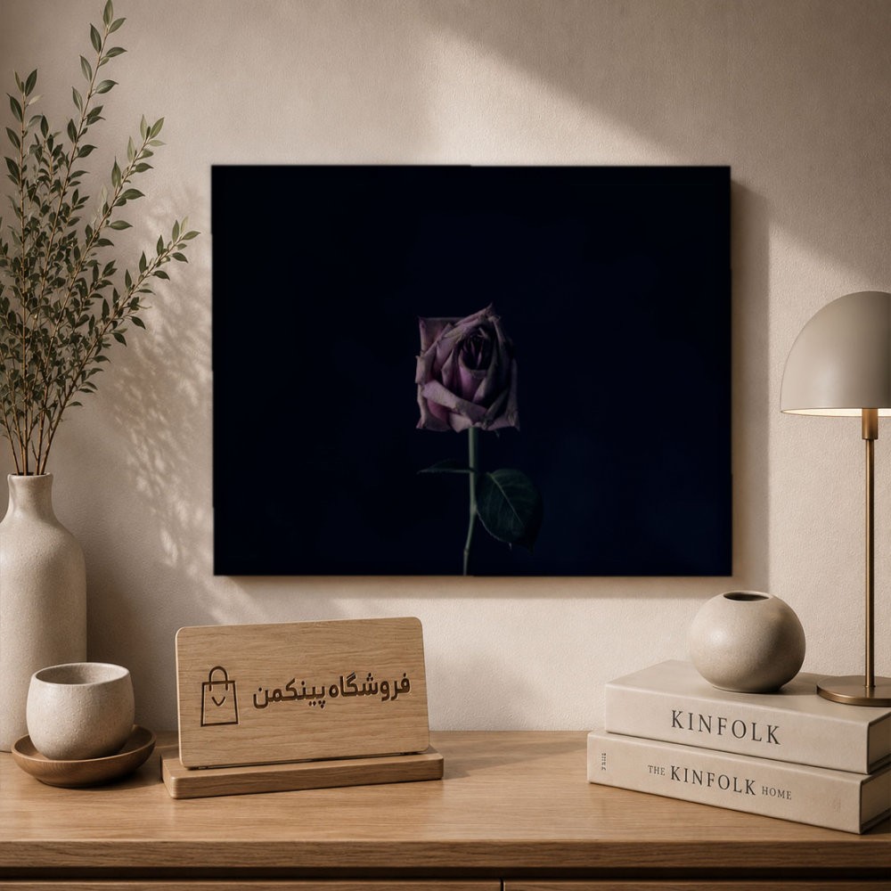 تابلو شاسی پینکمن طرح تاریک گل - Dark Flower 4k کد Jm54