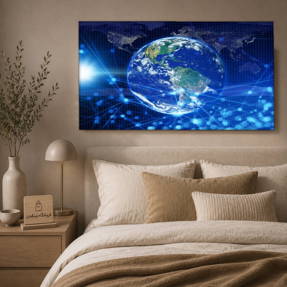 تابلو شاسی پینکمن طرح تکنولوژی جهان - Technology World کد Jm 17