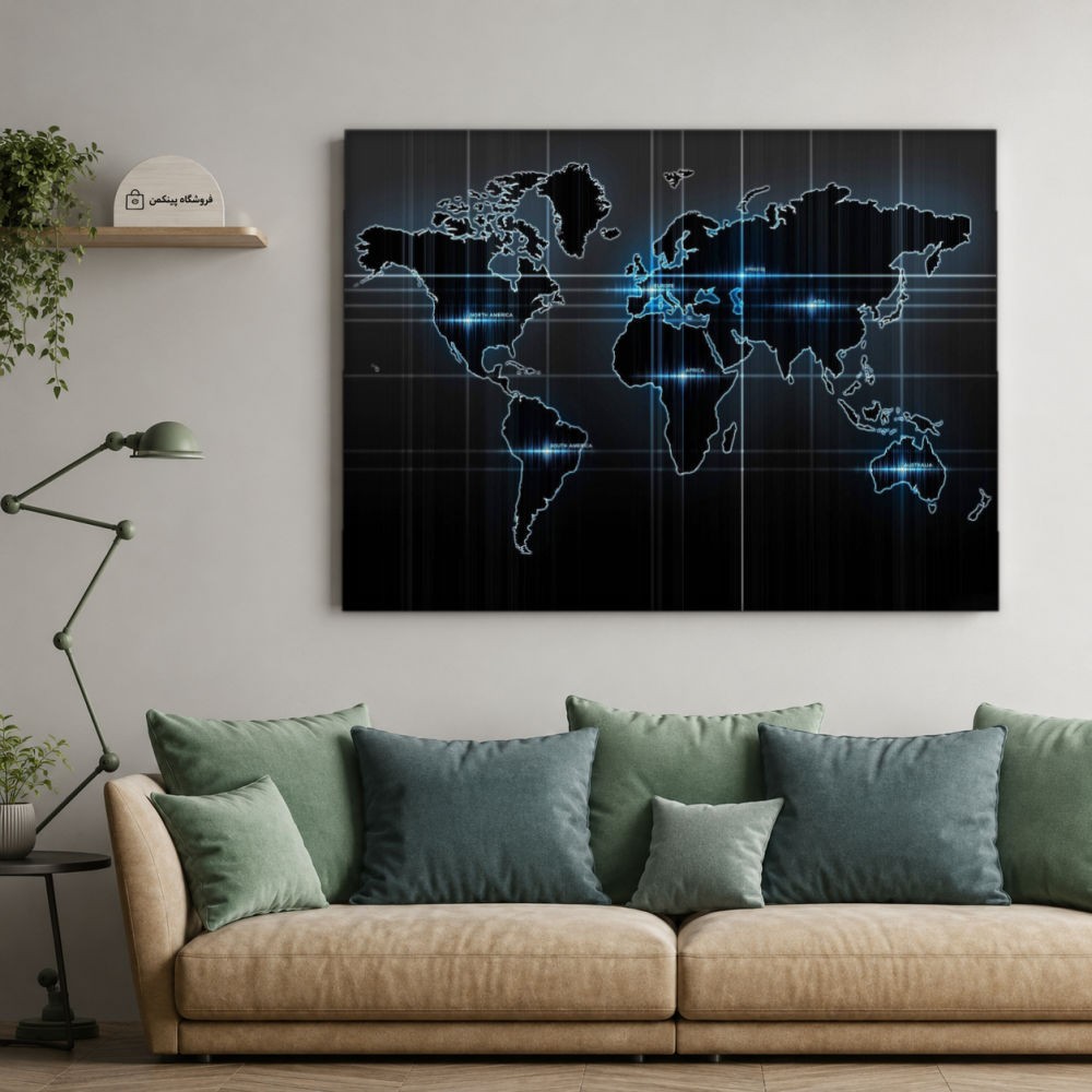 تابلو شاسی پینکمن طرح تکنولوژی جهان - Technology World کد Jm 14