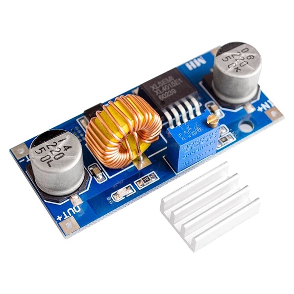 ماژول کاهنده DC-DC ولتاژ XL4015 5A با هیت سینک