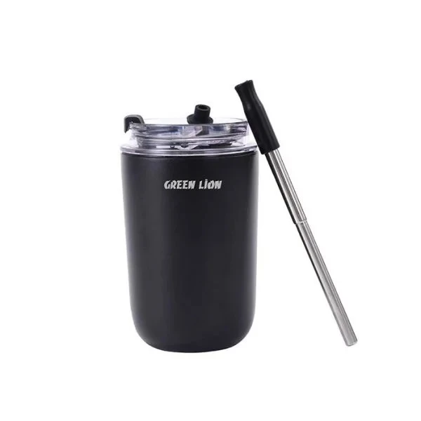 ماگ مسافرتی 280 میلی لیتری گرین لاین Green Lion Vacuum Travel Mug Lite GNVATMUG280BK